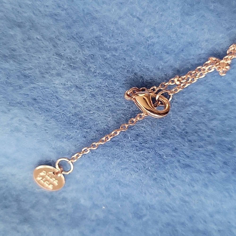 Rose Gold Opal Pura Vida necklace - Picture 3 of 3
